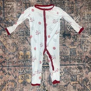 Kyte Baby Christmas Button Up Romper